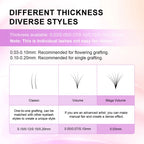 NAGARAKU J/B/C/CC/D/DD/L/LC/LD/N/M/LU Curl 7-25 mix premium natural mink individual eyelash extension makeup maquiagem cilios