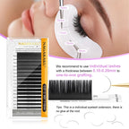 NAGARAKU J/B/C/CC/D/DD/L/LC/LD/N/M/LU Curl 7-25 mix premium natural mink individual eyelash extension makeup maquiagem cilios