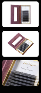 DeceMars 5D - W Shaped Eyelash Extension (12line/Tray)