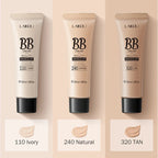 1 Pcs Face Liquid Foundation Moisturizing BB Cream Concealer Oil-control Full Coverage Flaw Waterproof Long Lasting Cosmetic
