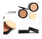 Mineral Face Pressed Oil Control Natural Foundation Powder 3 Colors Smooth Finish Concealer Setting