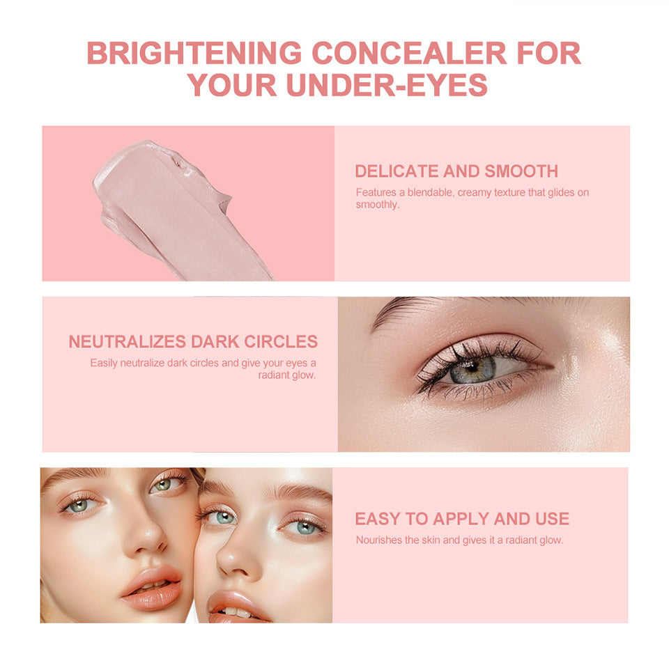 Hydrating Eye Brightening Concealer&Contour Cream-Full Coverage,Long Lasting,Correcting Eye Concealer for a Perfect Look Makeup