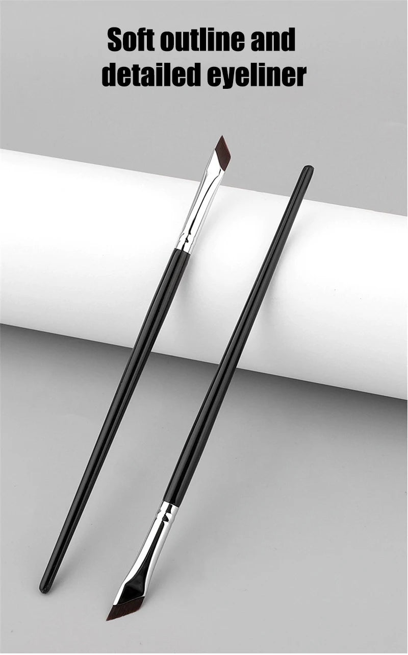 Blade Eyeliner Brush Ultra Thin Fine Angle Flat Eyebrow Brush Flat Sickle Eyeliner Brushes Precise Detail Brush Makeup Tools