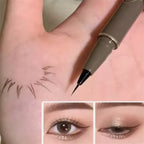 Ultra Thin Black Brown Lower Eyelash Eyeliner Pen Waterproof Lasting Smooth Lying Silkworm Eyes Liner Pencils Eye Makeup Tools