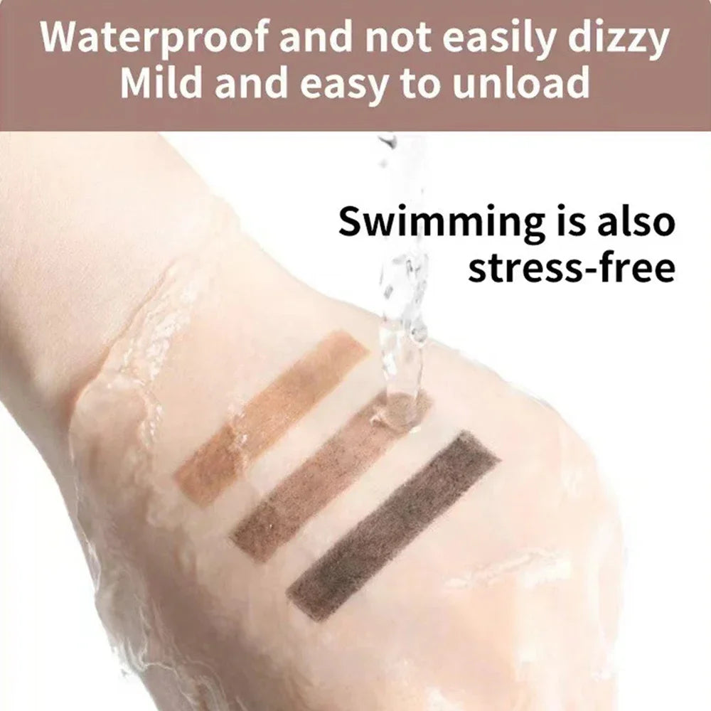 Extremely Fine Double-headed Waterproof Eyebrow Pencil - Durable and Long Lasting for Beginner Women's Makeup Eye Brow Pen