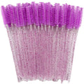 Disposable Crystal Eyelashes Brush Comb 50Pcs Eye Lashes Extension Mascara Wands Makeup Professional Makeup Beauty Tool