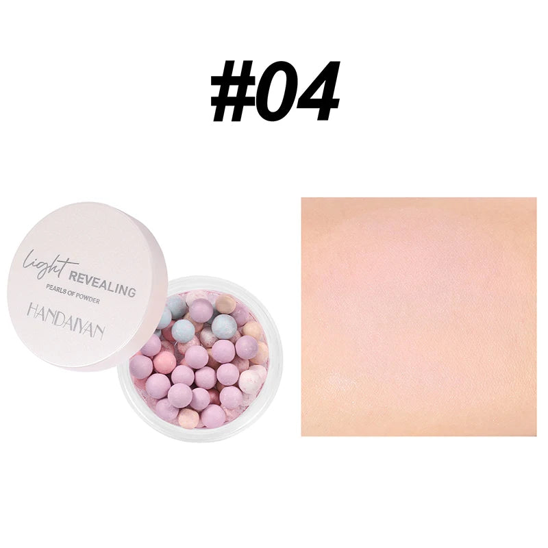 Oil Control Pressed Setting Loose Powder Balls Bronzer Natural Brighten Waterproof Nude Setting Translucent Powder Korean Makeup