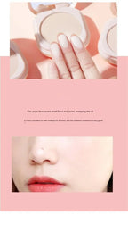 Setting Powder Oil Control Makeup Setting Brightening Skin Tone Setting Powder With Mirror Compact Portable Makeup Powder