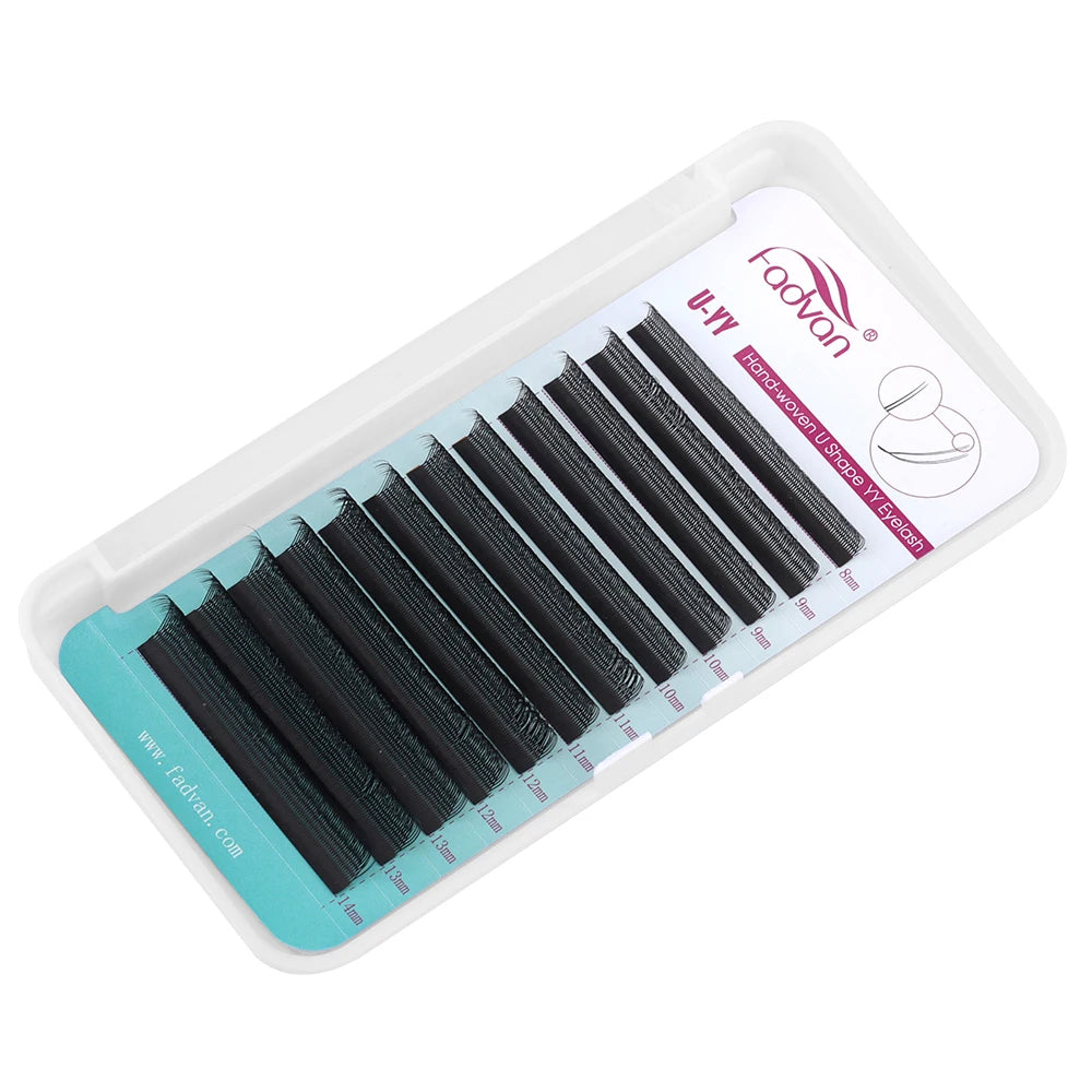FADVAN U Shape YY Lashes Premium Soft Eyelashes Extension Make up Tools