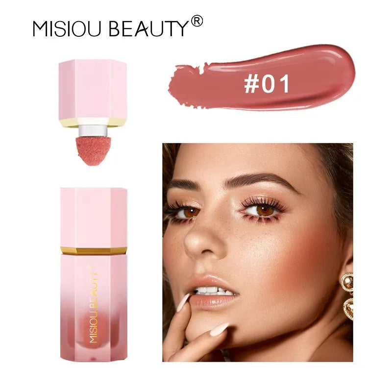 Liquid Versatile Blush Face Brighten Long-lasting Natural Moisturizer Cheek Tint Makeup Stick Lip Cheek Eye Kawaii Makeup