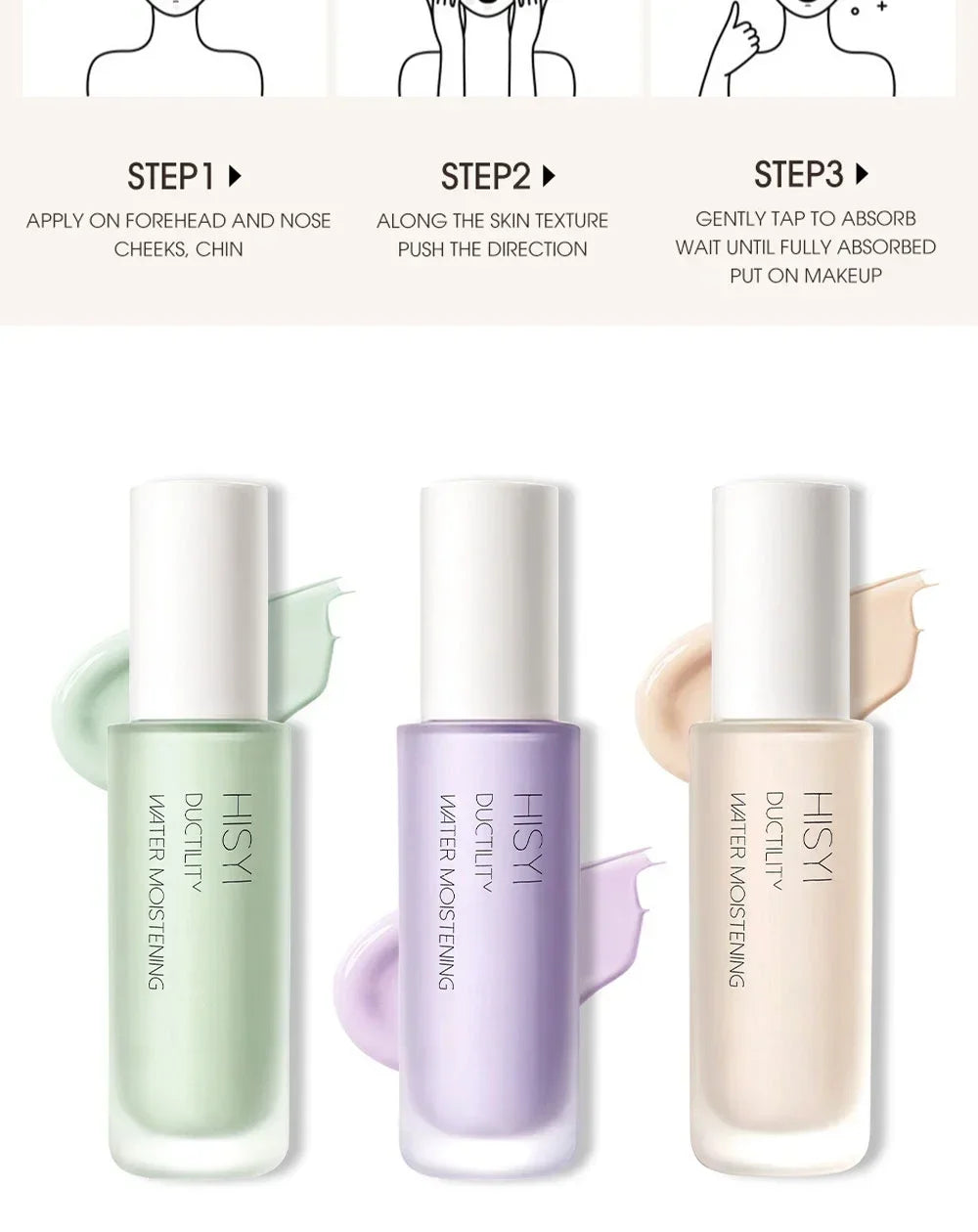 Makeup Primer Isolation Cream Moisturizing Modification Natural Even Skin Tone Long-lasting Concealer Refreshing and Docile