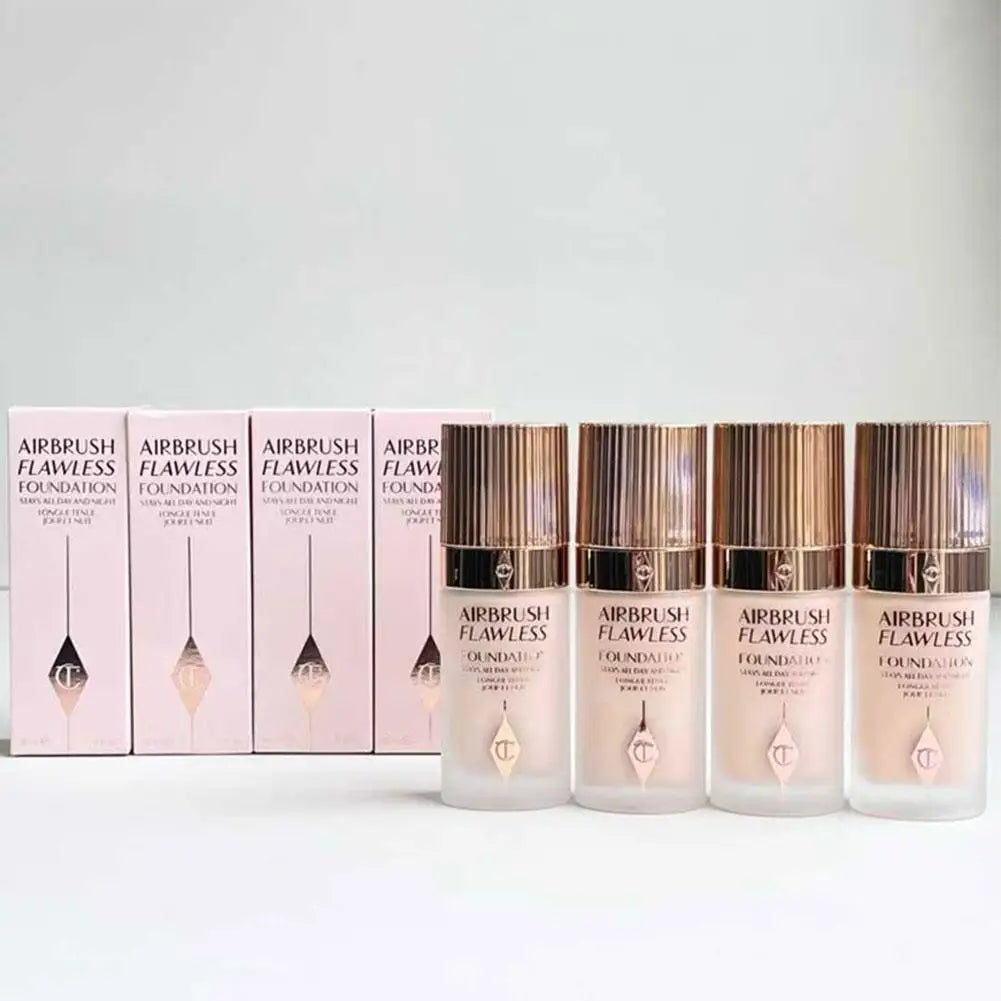30ml C/T Soft Focus Foundation Lightweight watery texture Lasting Concealer Blend Oil Skin Lasting Oil Control Base Makeup