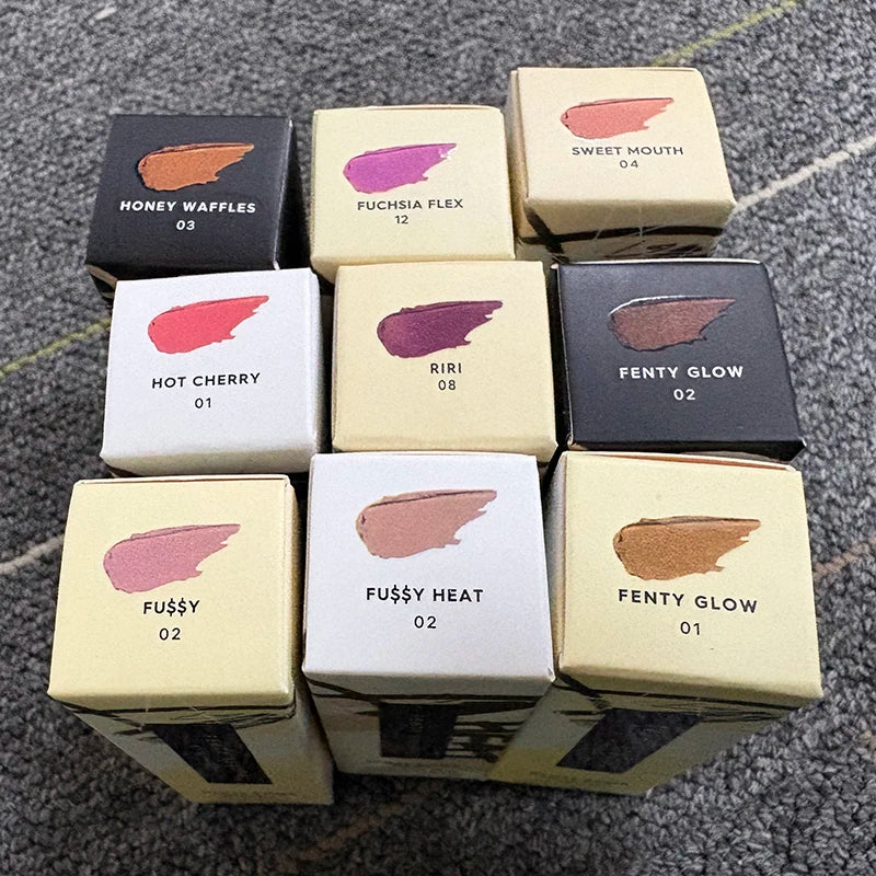 Fashion Fenty Beauty Lip Glaze Moisten Shine Glitter Lip Plumper Makeup For Beginner Liquid Lipstick Female Makeup Cosmetics