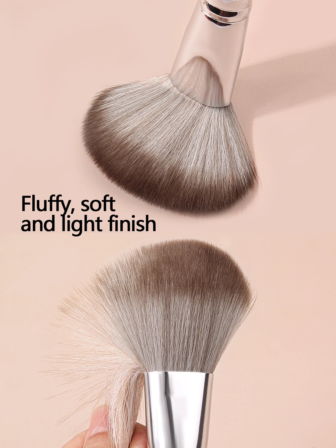 1pcs high quality fluffy soft large powder brush powder blusher brush repair brush multi-function beginner makeup brush tool