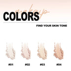 8 Color Matte Face Pressed Powder 24 Hours Oil Control Natural Setting Powder Foundation Full Coverage Waterproof Lasting Makeup