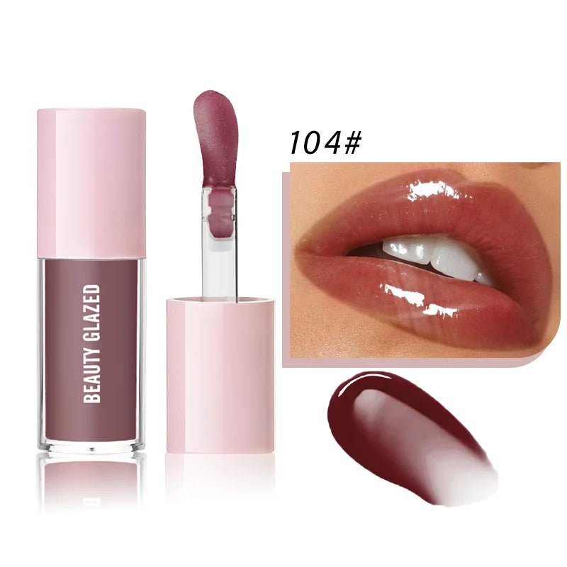 4 PCS/SET Lip Gloss Lip Oil Lip Liner Lip Combo Set  Long Lasting Waterproof Lip Liner 3D Lip Makeup Every Makeup Style