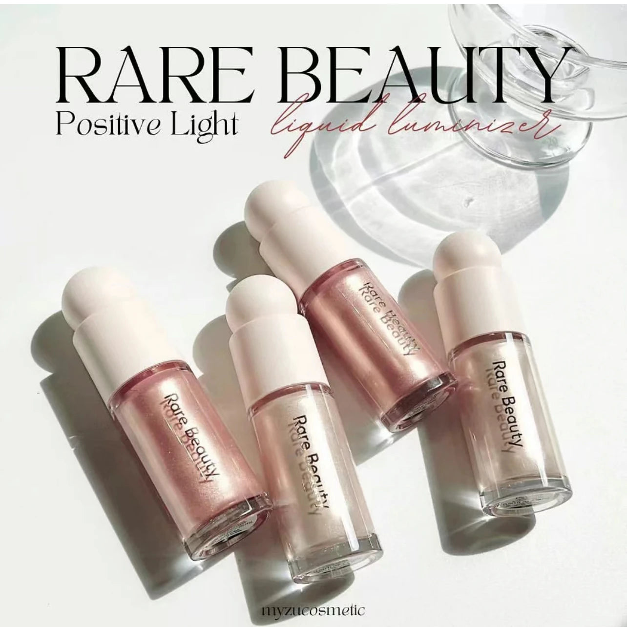 Rare Beauty Pearlescent Diamond Highlighting Liquid Intense Sparkle Body Shimmer Facial Contour Brightening Liquid Highlighter