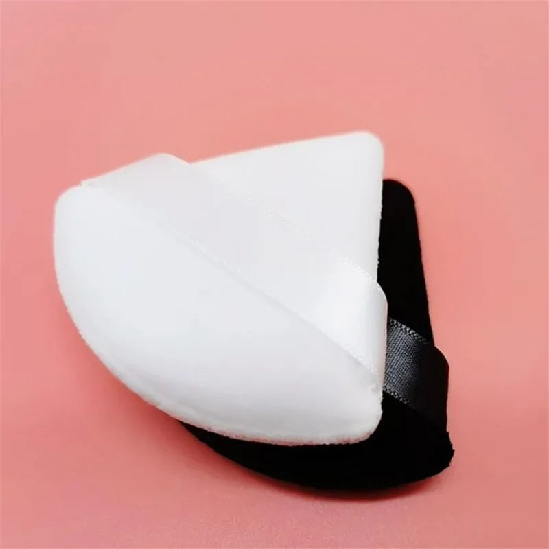 2Pcs Triangle Powder Puff Face Makeup Sponge Soft Velvet Cosmetic Puff Blender Beauty Foundation Sponge Make Up Accessories