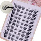 DIY False Eyelashes Clusters Extensions Individual Lashes Cluster Natural Thick Segmented Eyelashes Bundles
