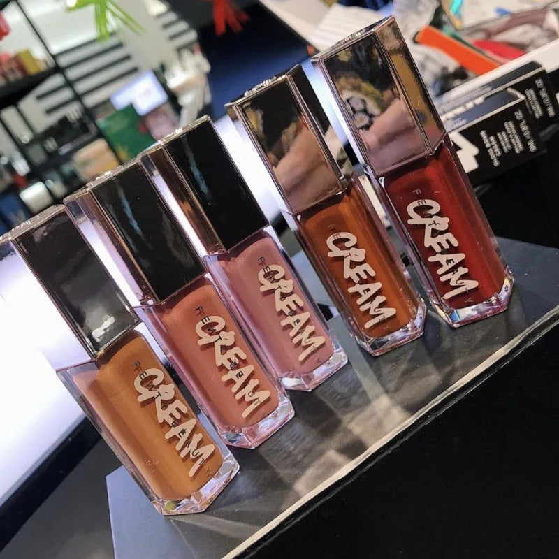 Fenty Beauty 9 Colors Colorful Lip Gloss Waterproof Liquid Lipstick Nude Pink Lips tint Makeup Lip Glaze Cosmetics Red Lip Stain