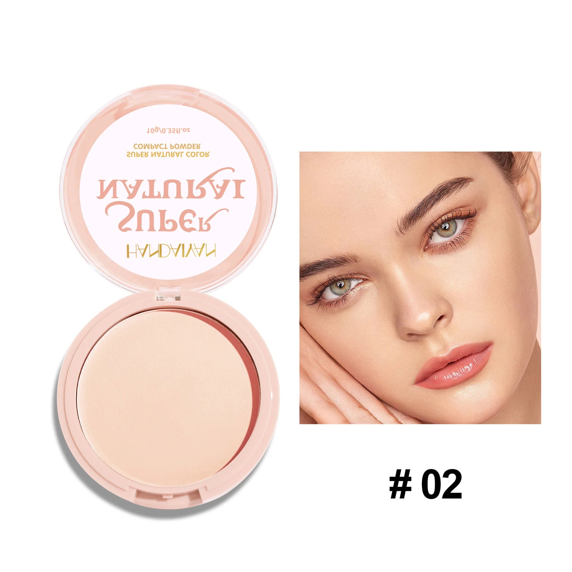 8 Color Matte Face Pressed Powder 24 Hours Oil Control Natural Setting Powder Foundation Full Coverage Waterproof Lasting Makeup