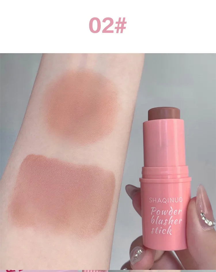 Velvet Matte Smooth Blush Stick Long-lasting And Low Saturation Natural Makeup Effect And Easy To Apply