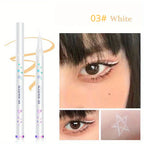 Matte White Eyeliner Liquid Pen Lying Silkworm Pencil Brighten Corners of Eyes Ultra-thin Waterproof Pigment Smooth Eyeshadow