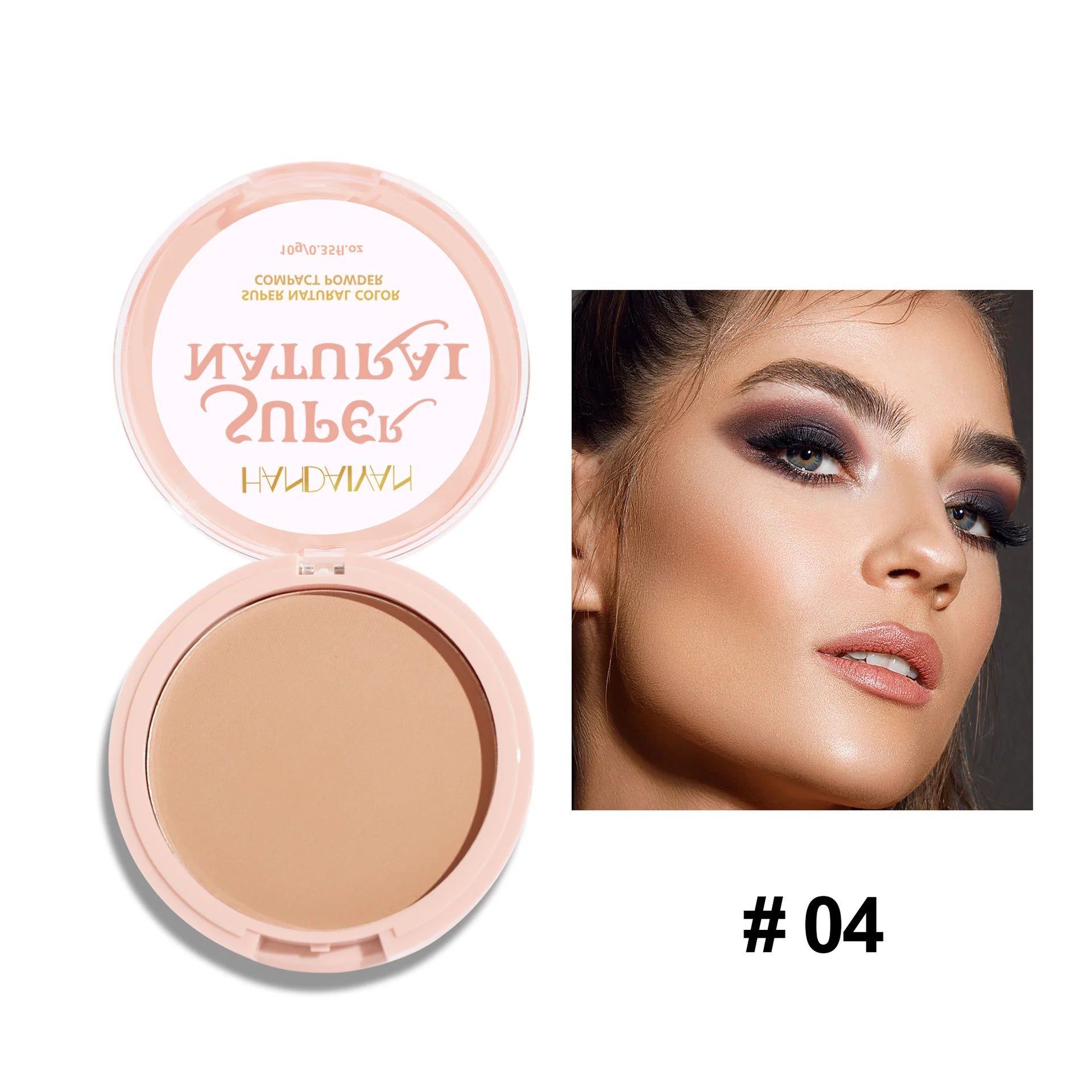 8 Color Matte Face Pressed Powder 24 Hours Oil Control Natural Setting Powder Foundation Full Coverage Waterproof Lasting Makeup