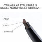 Extremely Fine Double-headed Waterproof Eyebrow Pencil - Durable and Long Lasting for Beginner Women's Makeup Eye Brow Pen