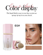 Liquid Versatile Blush Face Brighten Long-lasting Natural Moisturizer Cheek Tint Makeup Stick Lip Cheek Eye Kawaii Makeup