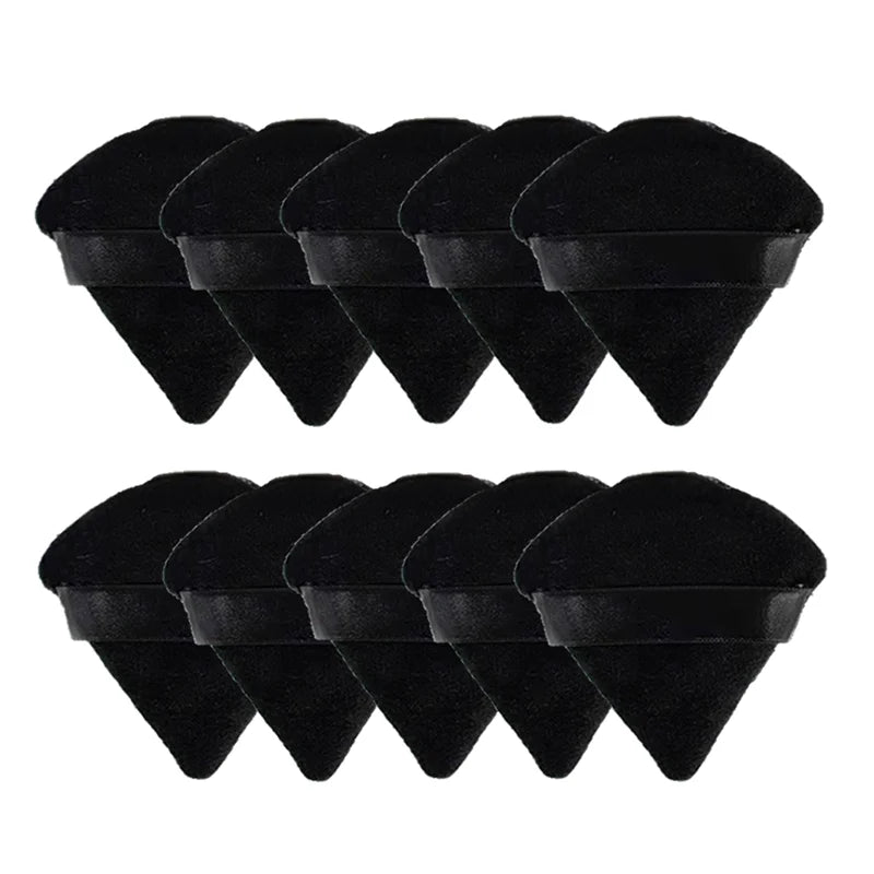 2Pcs Triangle Powder Puff Face Makeup Sponge Soft Velvet Cosmetic Puff Blender Beauty Foundation Sponge Make Up Accessories