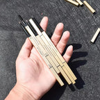 5 Colors With Brush Double Head Eyebrow Pencil Waterproof Smooth Eyebrow Stick Sweatproof Eyebrow Gel Tattoo Pencil Cosmetics