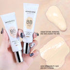 BB Cream, Isolation Cream, Foundation Liquid Long-lasting Ivory White Concealer Moisturizing Oil Control Base Makeup No Powder