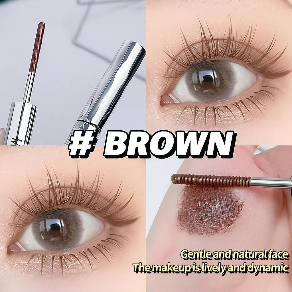 Long-lasting eyebrow pencil Waterproof and sweat-proof Separates each lash Thick and voluminous Steel tube eyebrow pencil