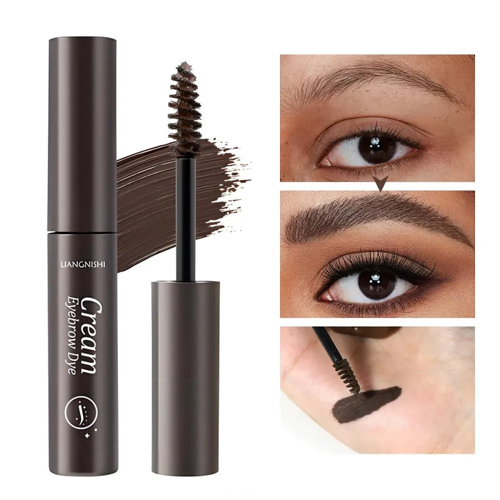 3 Colors Long Lasting Waterproof Eyebrow Mascara Cream Eye Brow Shadow Makeup Beauty Comstic Tools with Brush Dye Eyebrow Gel
