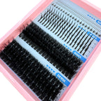 60-150D Cluster Eyelash Extensions with Lash Spikes Lash Clusters Wispy Eyelashes Clusters Fluffier Individual Lashes Clusters
