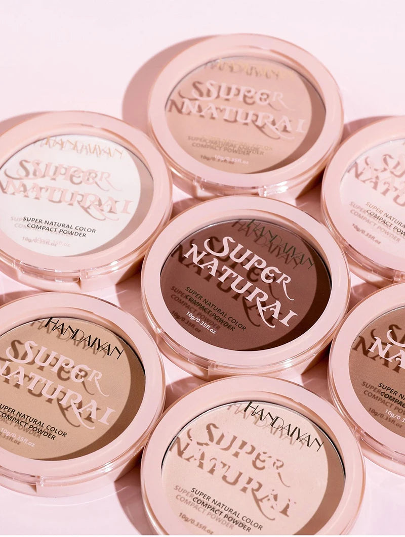 Lasting Oil Control Pressed Powder Bronzer Natural Brighten Waterproof Nude Setting Loose Translucent Powder Dupes Makeup Women