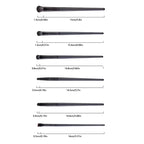 6-Piece Eye Makeup Brush Set: Professional Soft Contour Eyeshadow Brush, Small Eye Makeup Brushes for Detailed Eye Makeup, Facia