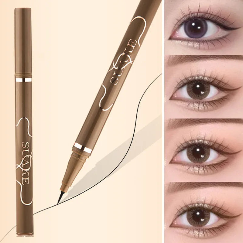 Ultra Thin Black Brown Lower Eyelash Eyeliner Pen Waterproof Lasting Smooth Lying Silkworm Eyes Liner Pencils Eye Makeup Tools