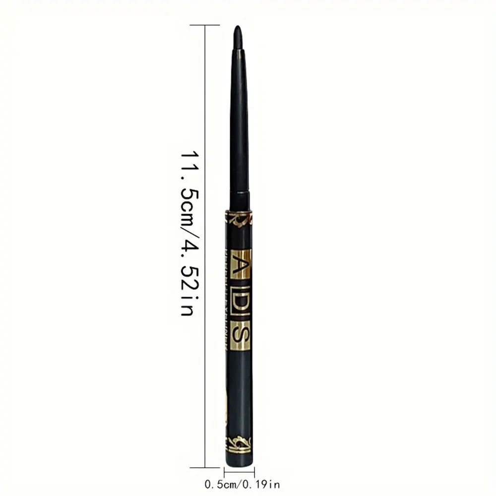 3PCS/9PCS Long-Lasting Waterproof Black Eyeliner Pencil -Smudge-Proof Sweat-Resistant for Bold Eye Makeup, ldeal Gift