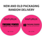 Natural Matte Pressed Powder Oil Control Brighten Whitening Face Base Foundation Compact Concealer Makeup Cosmetics