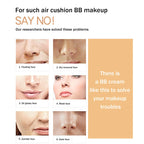 Air Cushion BB Cream Moisturizing Foundation Concealer Whitening Oil-control Waterproof Butterfly Powder Puff  Makeup Cosmetics