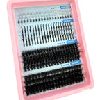 60-150D Cluster Eyelash Extensions with Lash Spikes Lash Clusters Wispy Eyelashes Clusters Fluffier Individual Lashes Clusters