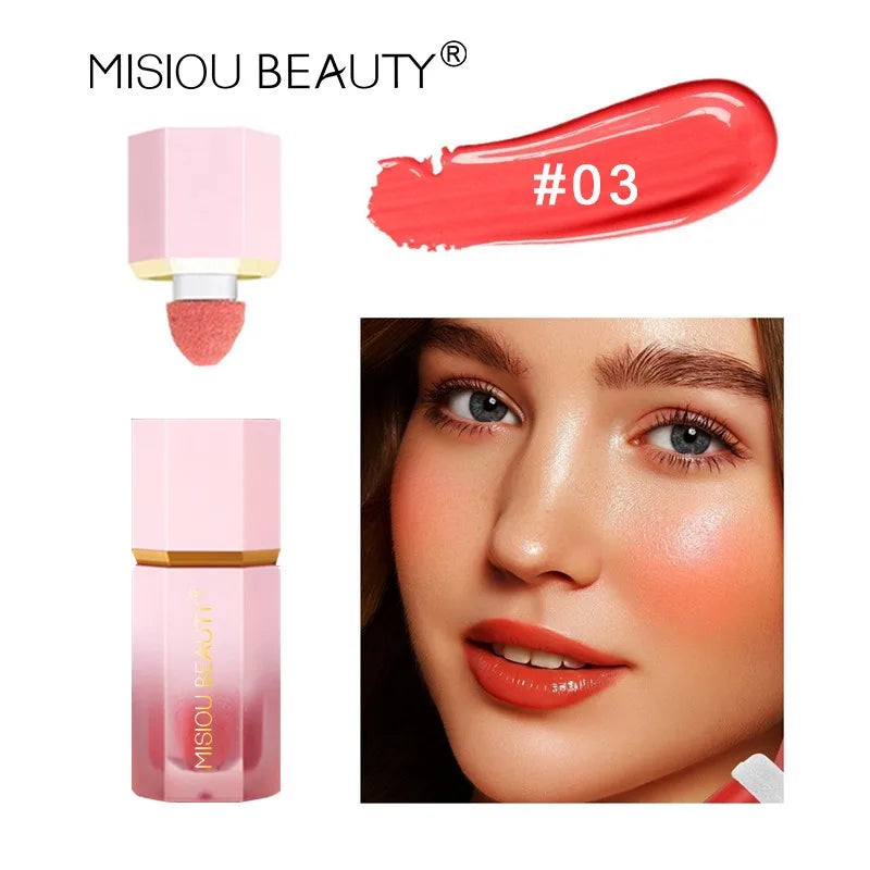 Liquid Versatile Blush Face Brighten Long-lasting Natural Moisturizer Cheek Tint Makeup Stick Lip Cheek Eye Kawaii Makeup