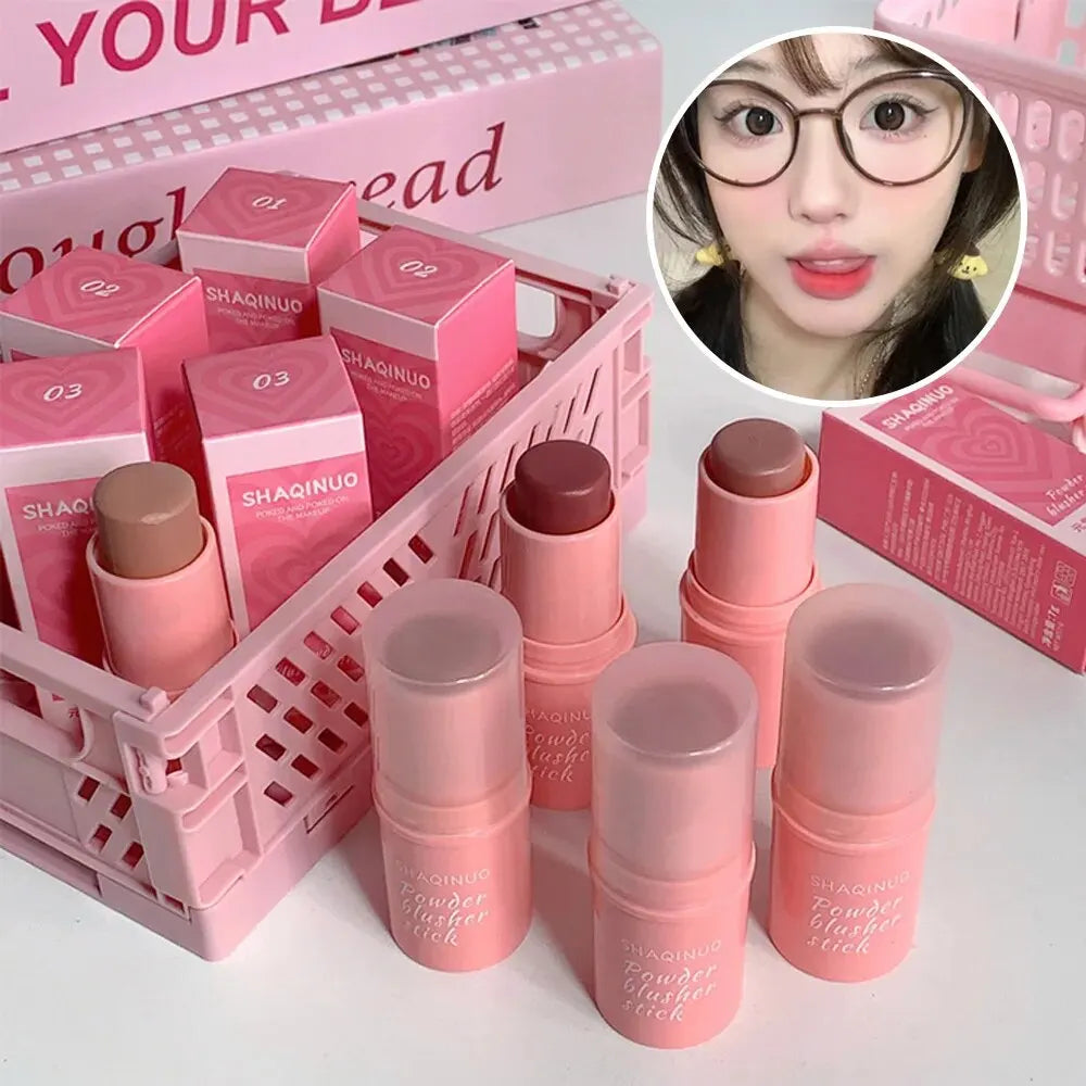 Velvet Matte Smooth Blush Stick Long-lasting And Low Saturation Natural Makeup Effect And Easy To Apply