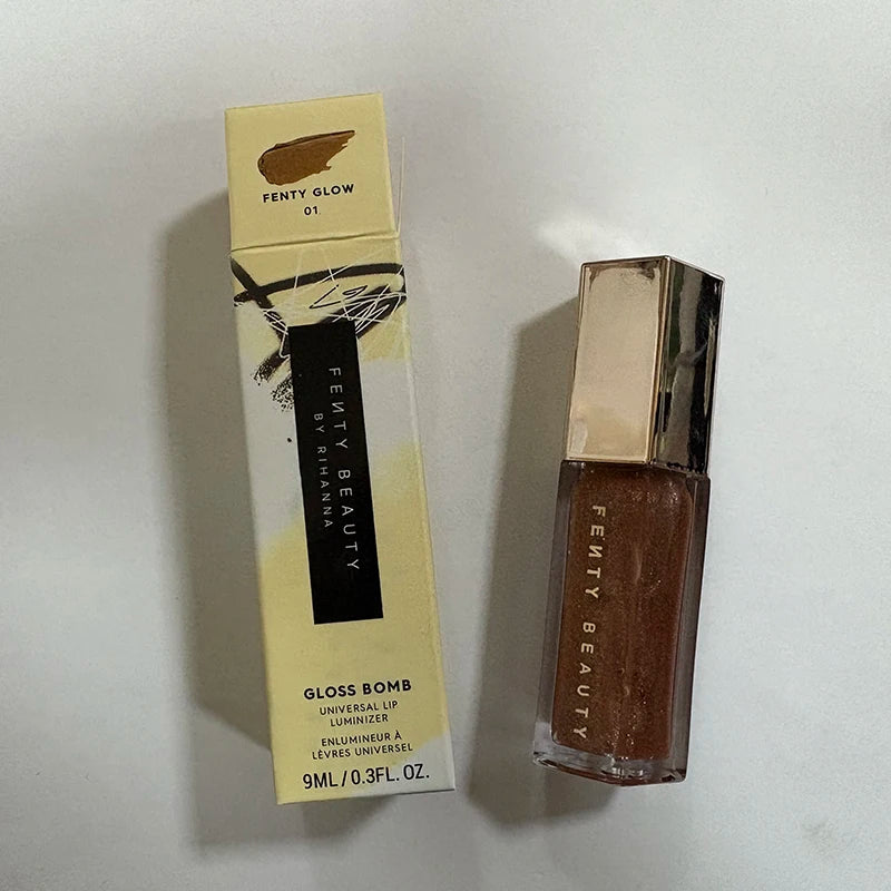 Fashion Fenty Beauty Lip Glaze Moisten Shine Glitter Lip Plumper Makeup For Beginner Liquid Lipstick Female Makeup Cosmetics