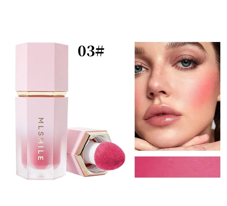 Liquid Versatile Blush Face Brighten Long-lasting Natural Moisturizer Cheek Tint Makeup Stick Lip Cheek Eye Kawaii Makeup