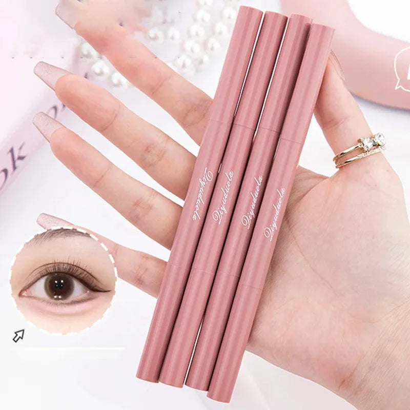 Brightening Aegyo Sal Pencil Waterproof Natural Dual-Color Lying Silkworm Under-Eye Highlighter Shadow Pen Contour Eye Makeup