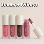 Summer Fridays Lip Balm Moisturizing Mirror Lip Gloss Lip Vanilla Pink Sugar Coffee Cake Smell Lipstick Transparent Makeup Oil