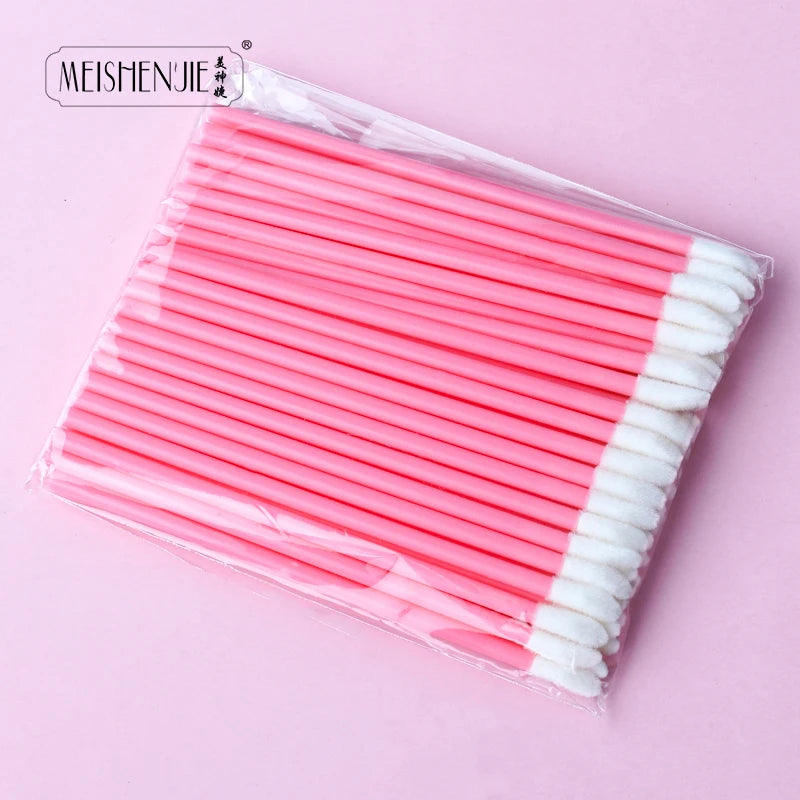 Wholesale 50/1000pcs Lip Brushes Applicators Eyelashes Brush Lipstick Brush Lip Gloss Applicator Wands Makeup Beauty Tool